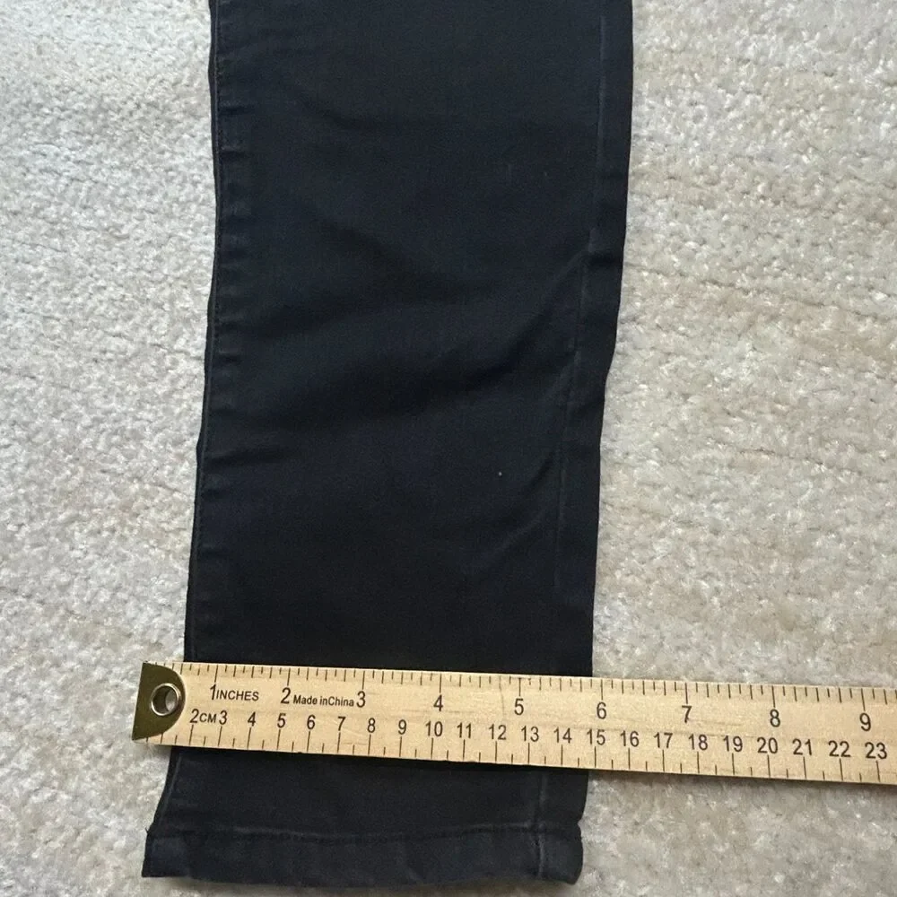 Truth + Theory Womens Black Skinny Jeans Stretch 28 Inseam fabric